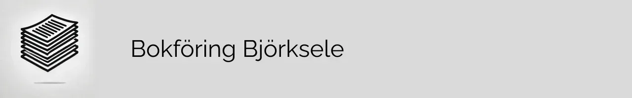 Bokföring Björksele