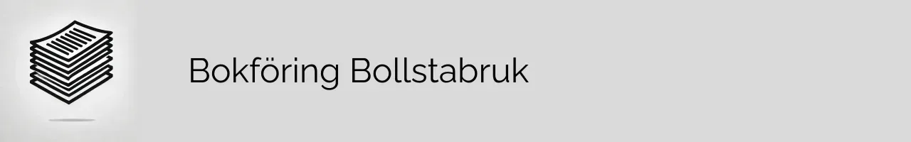 Bokföring Bollstabruk