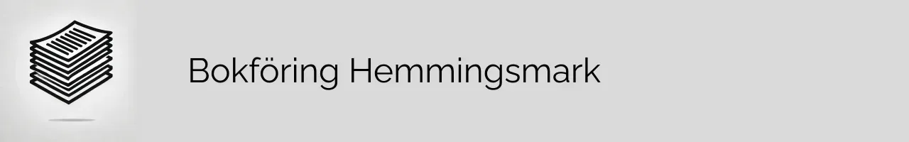 Bokföring Hemmingsmark