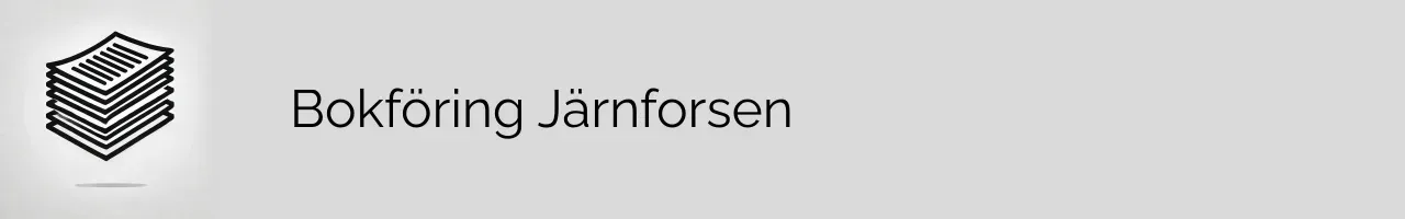 Bokföring Järnforsen