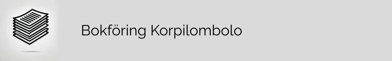 Bokföring Korpilombolo