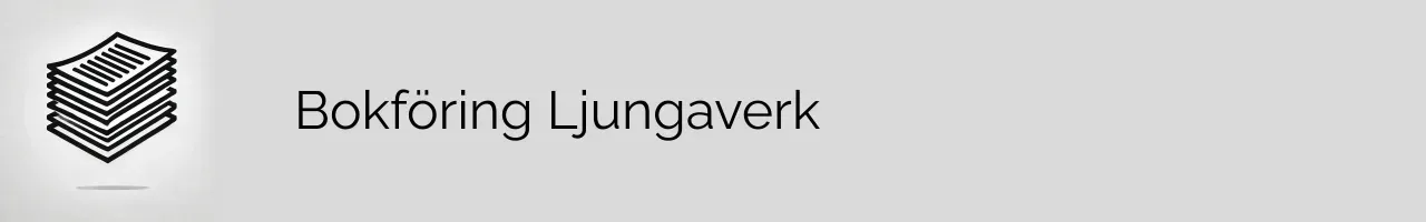 Bokföring Ljungaverk